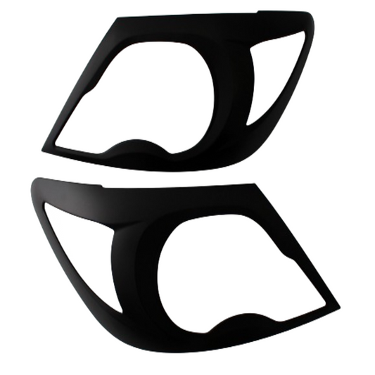 Headlight Covers Toyota Hilux Vigo 2005-2012 Matte Black