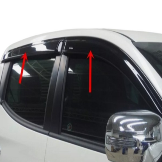 DOOR VISORS/ WINDOW MONSOONS  Weather Shields Mitsubishi Triton 2015-2018/2019-2023