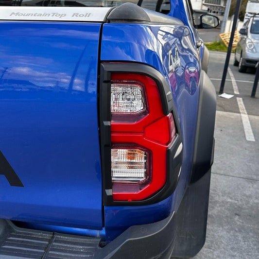 Taillight Covers Toyota Hilux 2021+ Matte Black