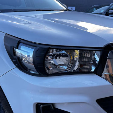 Headlight Covers Toyota Hilux Revo 2015-2018 Matte Black