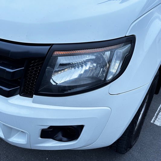 Headlight Covers Ford Ranger PX1 2012-2015 Matte Black