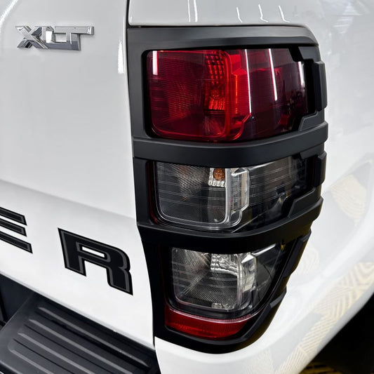 Taillight Covers Ford Ranger PX1 PX2 PX3 2012-2021 Matte Black