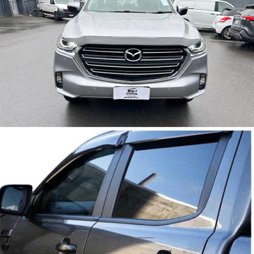 Monsoon Weather shields and Bonnet Guard Mazda BT-50 2021+