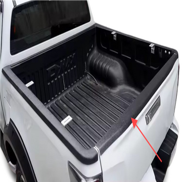 Wellside Tailgate Cap Protector Toyota Hilux 2015-2020 Matte Black