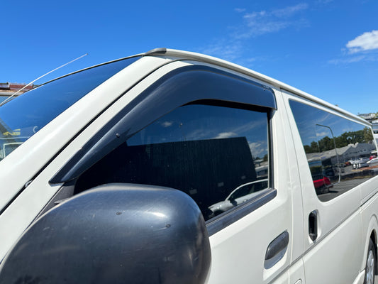 DOOR VISORS/ WINDOW MONSOONS  Weather Shields Toyota Hiace 2005-2019