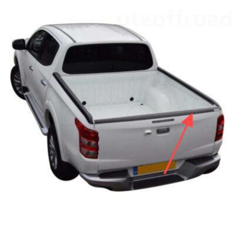 Wellside Tailgate Cap Protector Toyota Hilux 2021+ Matte Black