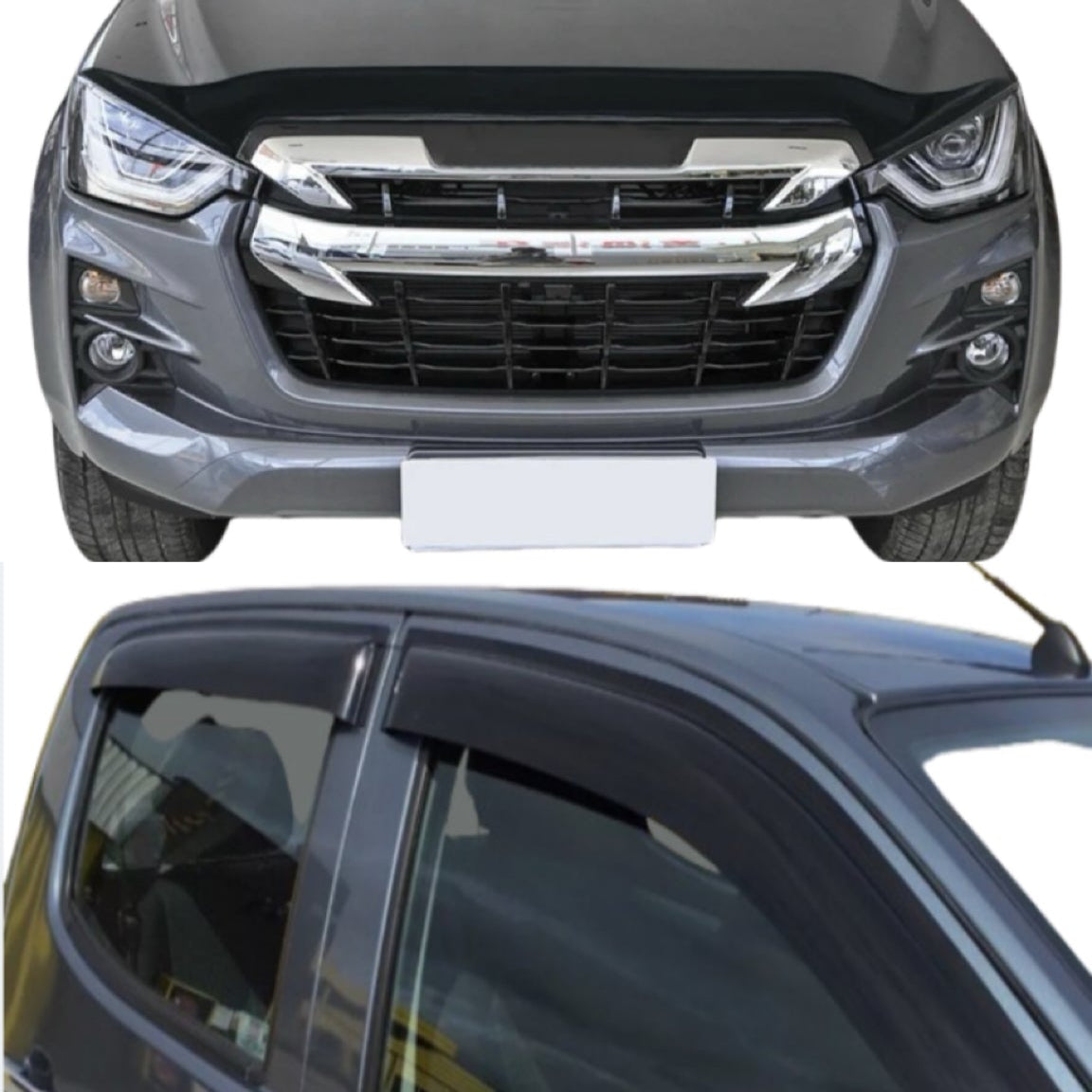 Monsoon Weathershields and Bonnet Guard Isuzu D-max 2021-2023