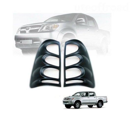 Taillight Covers Toyota Hilux Vigo 2005-2012 Matte Black