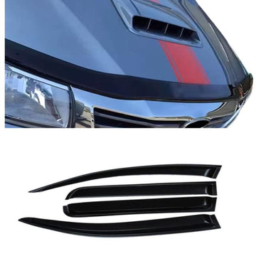 Monsoon Weathershields and Bonnet Guard Toyota Hilux Vigo 2012-2015